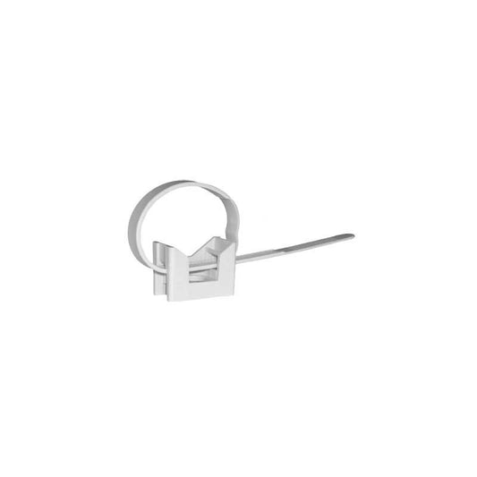 100 Pezzi Clip Fascette Fissatubo con Base Ø16-32 mm - Fissaggio tubi e cablaggio