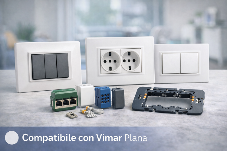 Placche compatibili con Vimar Plana