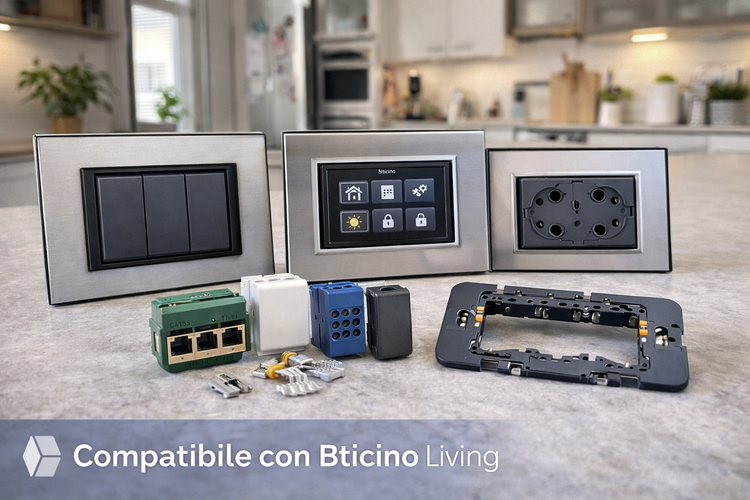 Placche compatibili con BTicino Living