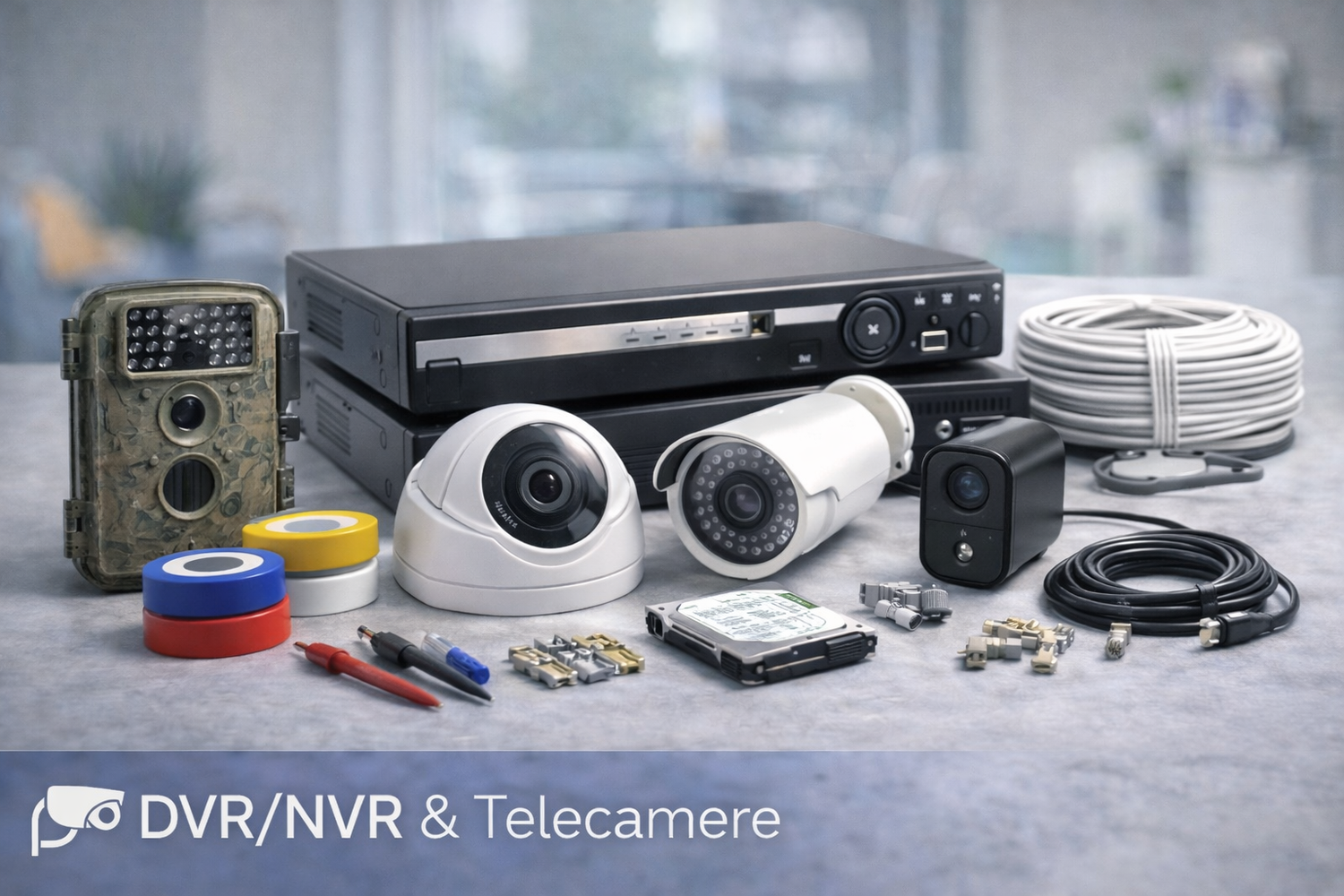 DVR, NVR e telecamere per videosorveglianza
