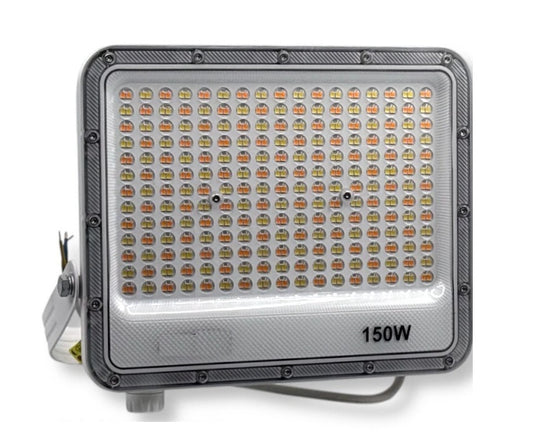 Faro LED Slim 150W da esterno IP65 CCT 3 in 1 - corpo bianco