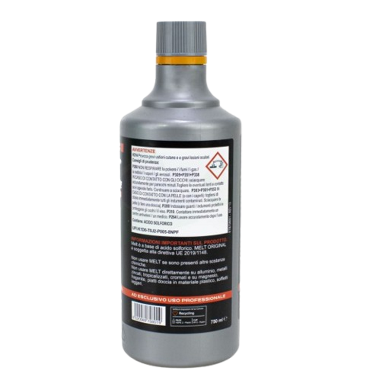 Flacone disgorgante acido 750 ml per tubazioni