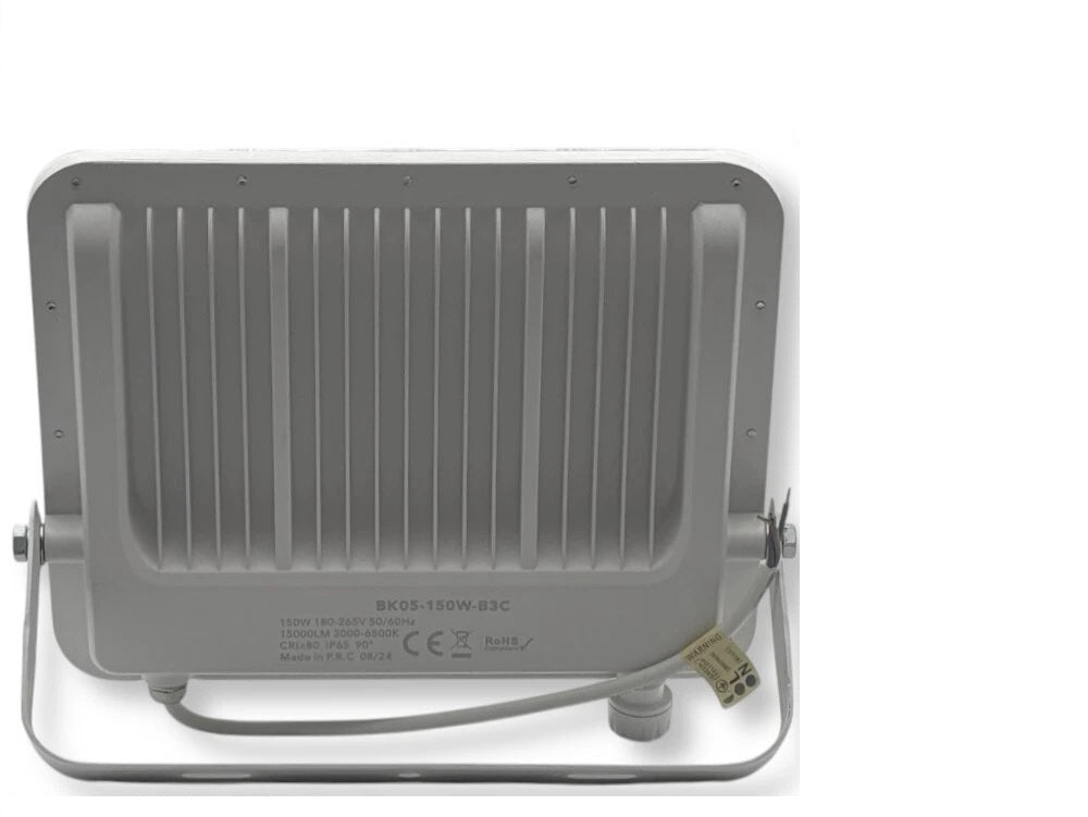 Faro LED Slim 150W da esterno IP65 CCT 3 in 1 - corpo bianco