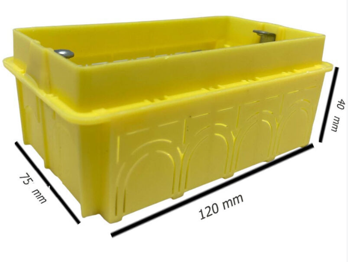 10 Pezzi Scatola da incasso 504 4 moduli universale per muratura - affiancabile