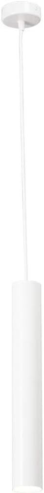 Lampadario a sospensione LED cilindrico 3W bianco - punto luce da interno
