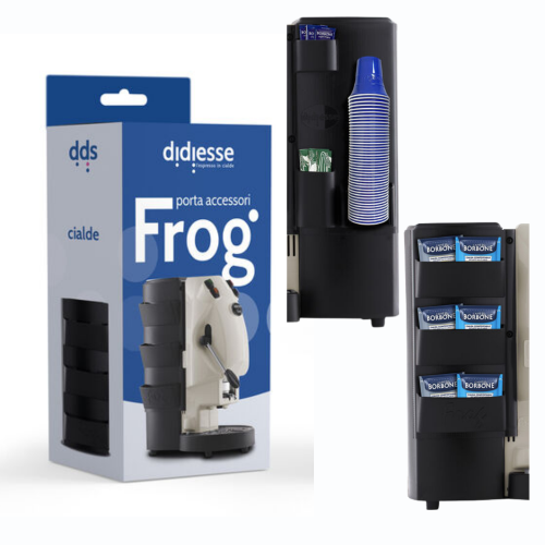 Kit Porta Cialde e Accessori Frog Nero ESE 44 mm