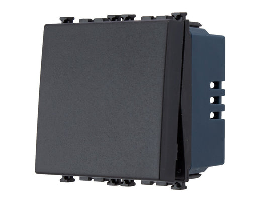 Interruttore unipolare 1P 16A 2 moduli compatibile con Vimar Arke - modulo da incasso per supporto e placca compatibile