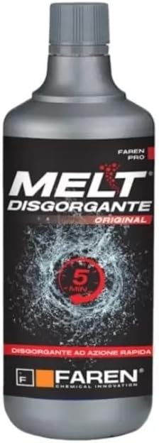 Flacone disgorgante acido 750 ml per scarichi