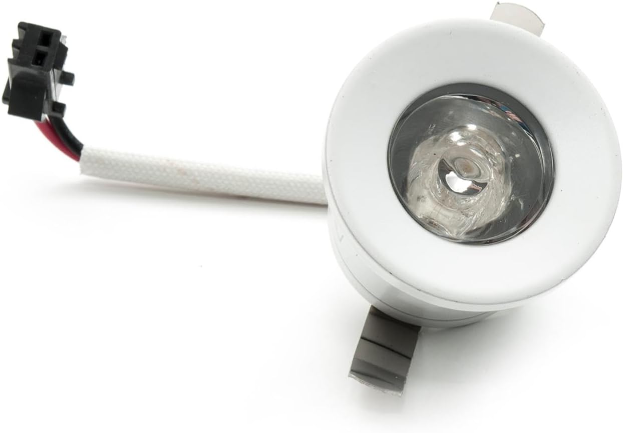 Mini faretto LED 1W da interno - punto luce di cortesia da incasso