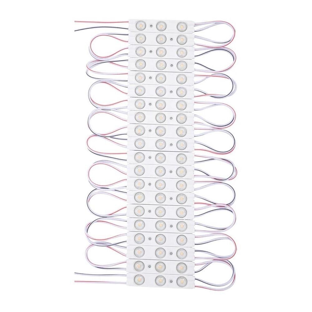Striscia LED 20 moduli 12V IP65 SMD 2835 24W - colori vari