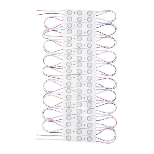 Striscia LED 20 moduli 12V IP65 SMD 2835 24W - colori vari