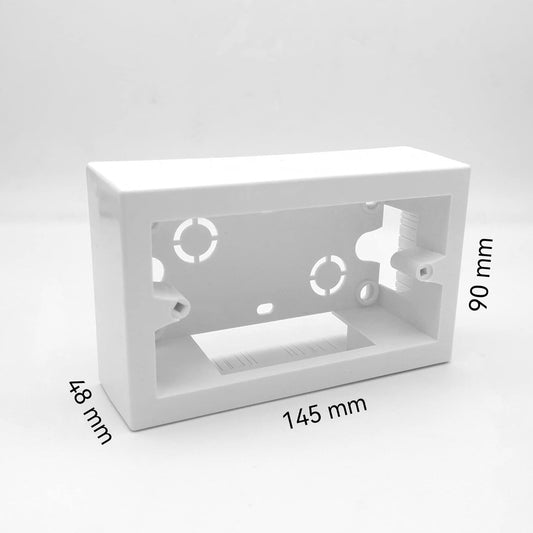 Cassetta parete/plafone 4 moduli PVC IP40 145x90x48 mm bianca RAL9010