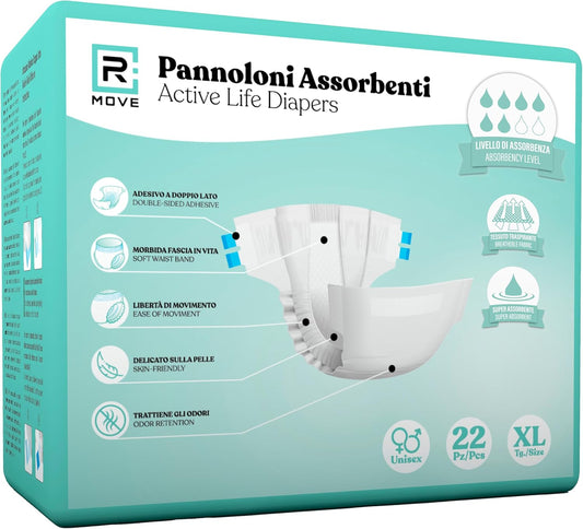 Pannoloni assorbenti per adulti ActiveLife XL 22 pz
