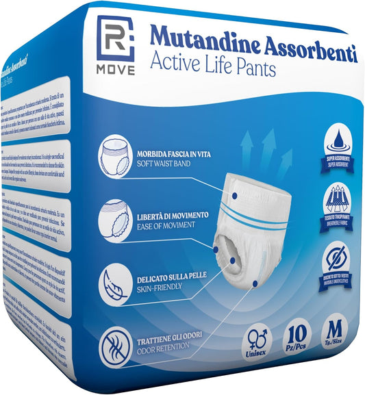 Mutandine assorbenti per adulti ActiveLife Pants M 10 pz