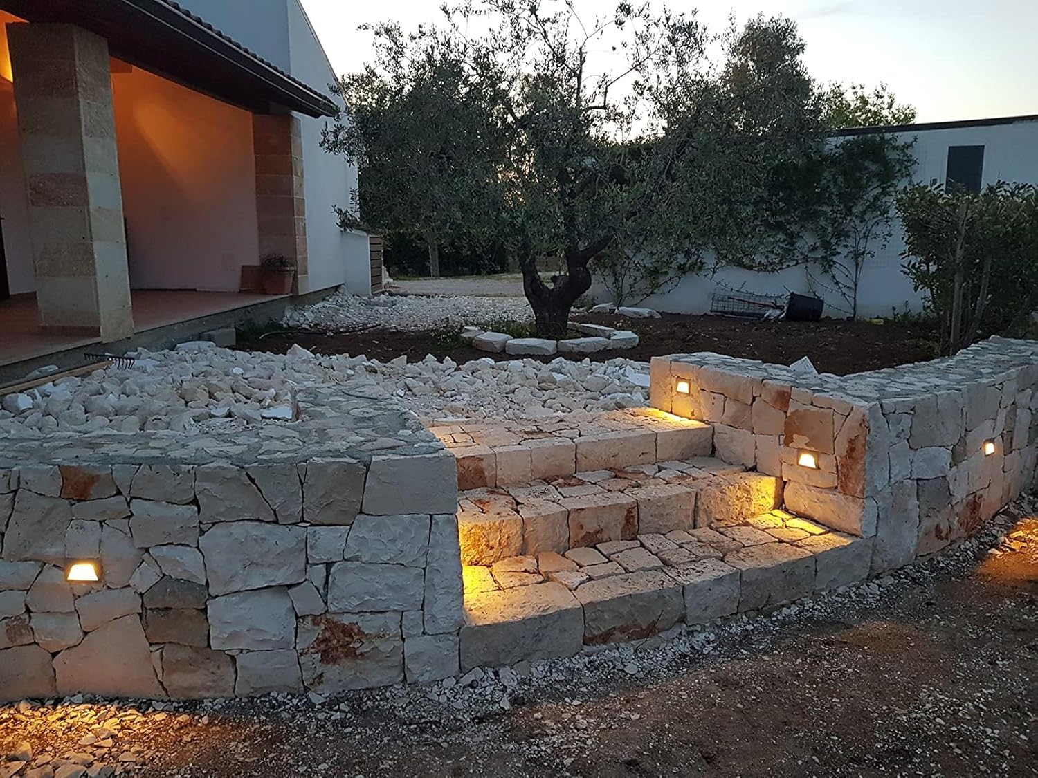 Segnapasso LED da esterno 503 3W IP65 CCT 3 in 1 - scale, vialetti e giardino