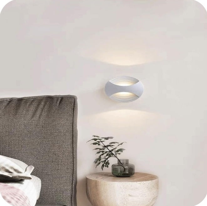 Applique LED 6W da parete per interno CCT 3 in 1 - luce selezionabile