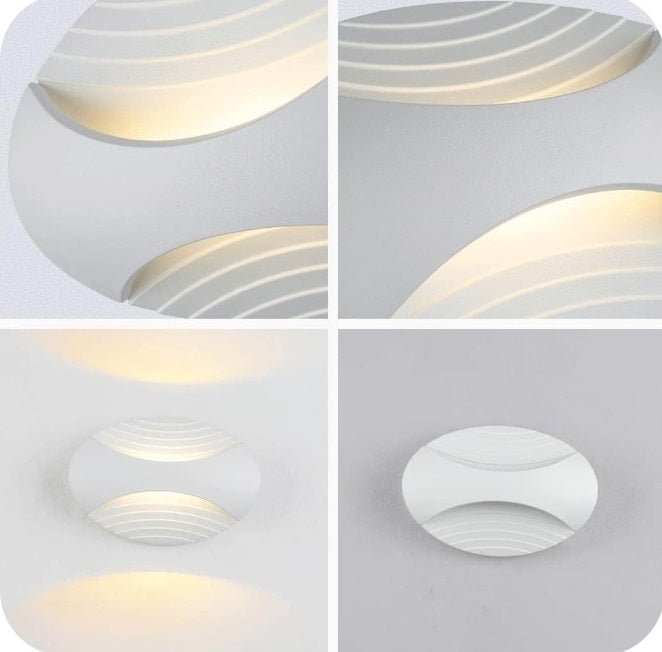 Applique LED 6W da parete per interno CCT 3 in 1 - luce selezionabile