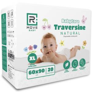 Traverse assorbenti baby 60x90cm - 20 pezzi