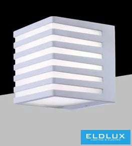 Applique LED quadrata 10W da esterno IP54 bianca CCT 3 in 1