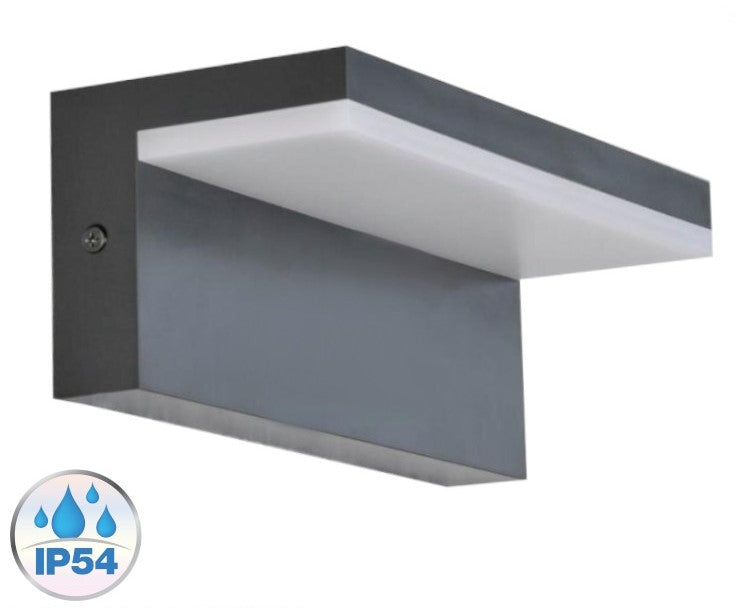 Applique LED 10W da esterno IP54 CCT 3 in 1 - luce selezionabile