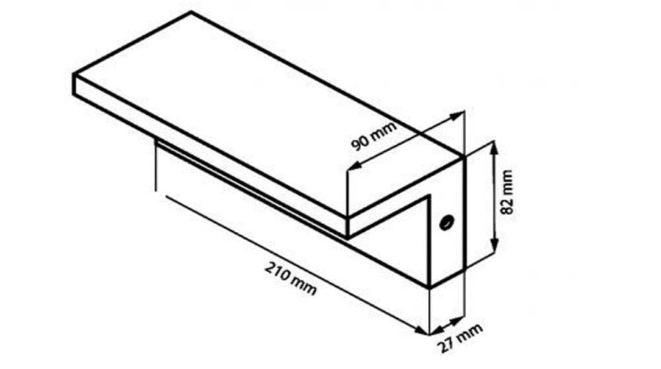 Applique LED 10W da esterno con sensore PIR IP54 CCT 3 in 1
