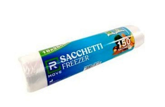 Sacchetti freezer trasparenti per alimenti trasparenti 18x28 cm 150 pz