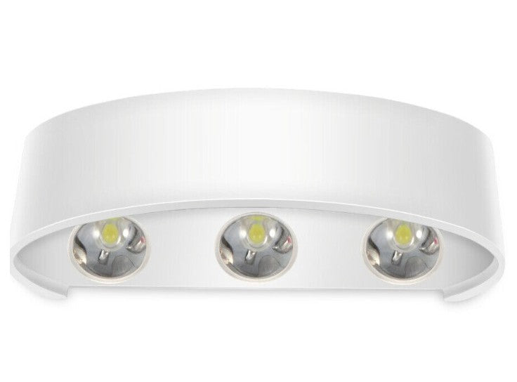 Applique LED 16W da esterno IP65 bianca - doppia emissione CCT 3 in 1