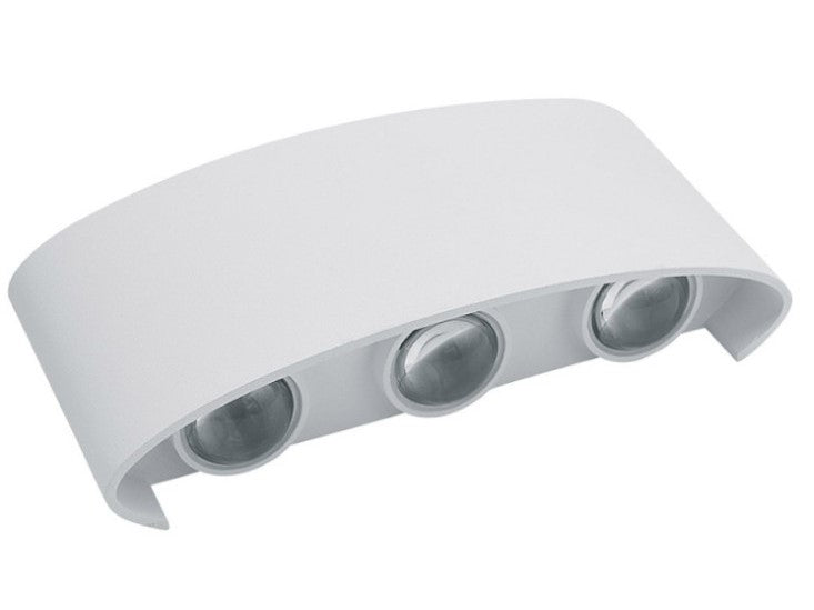 Applique LED 16W da esterno IP65 bianca - doppia emissione CCT 3 in 1