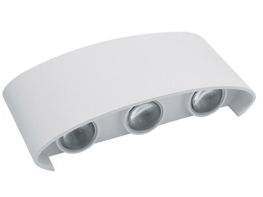 Applique LED 16W da esterno IP65 bianca - doppia emissione CCT 3 in 1