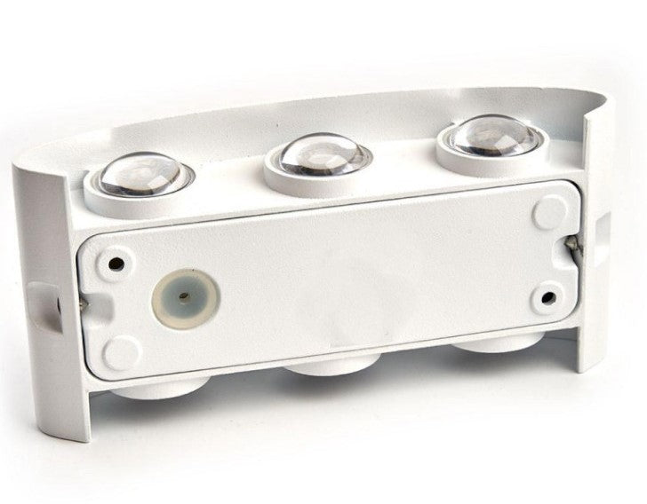 Applique LED 16W da esterno IP65 bianca - doppia emissione CCT 3 in 1