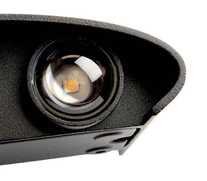 Applique LED 16W da esterno IP65 nera - doppia emissione CCT 3 in 1