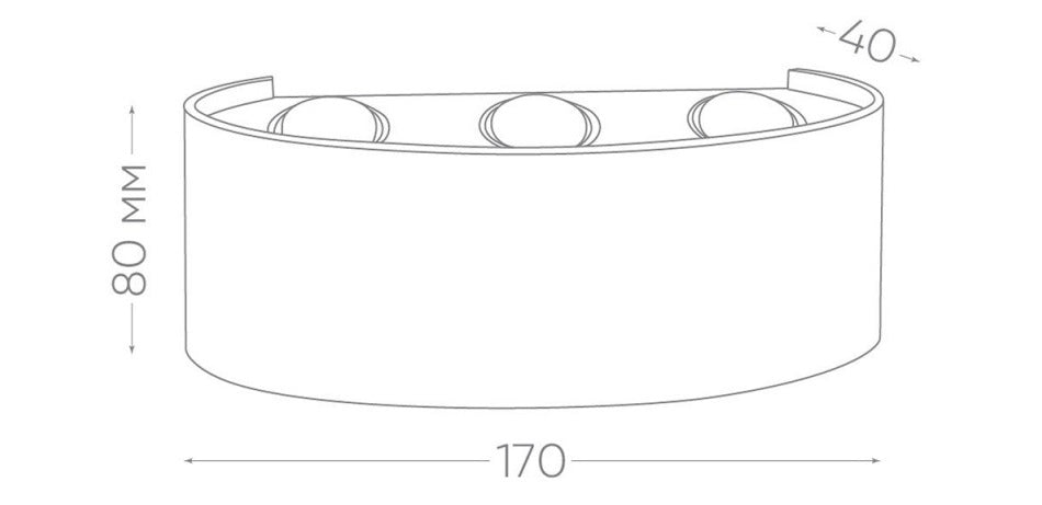 Applique LED 16W da esterno IP65 bianca - doppia emissione CCT 3 in 1