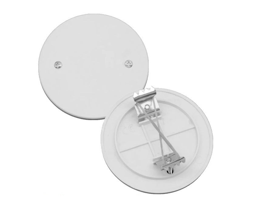 Coperchio rotondo Ø65 mm ad espansione con graffe IP40 FG10240