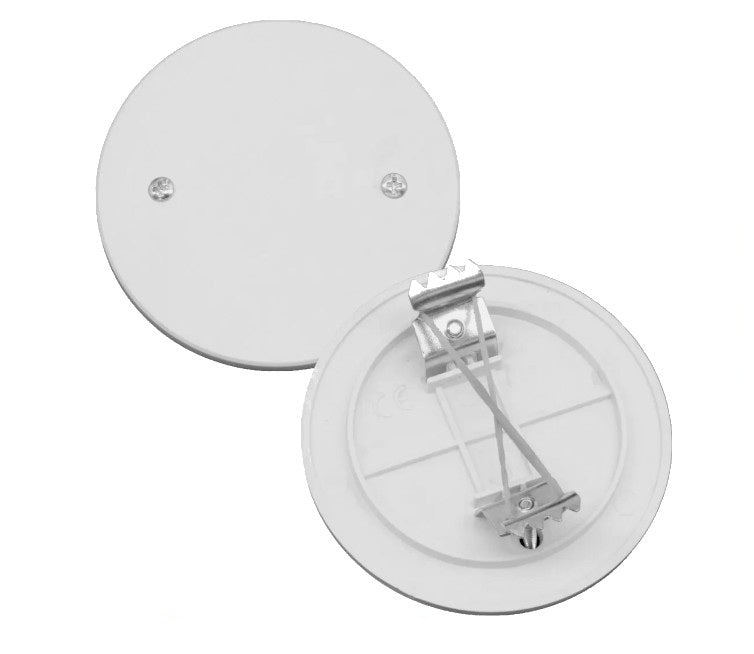 Coperchio rotondo Ø85 mm ad espansione con graffe IP40 FG10241