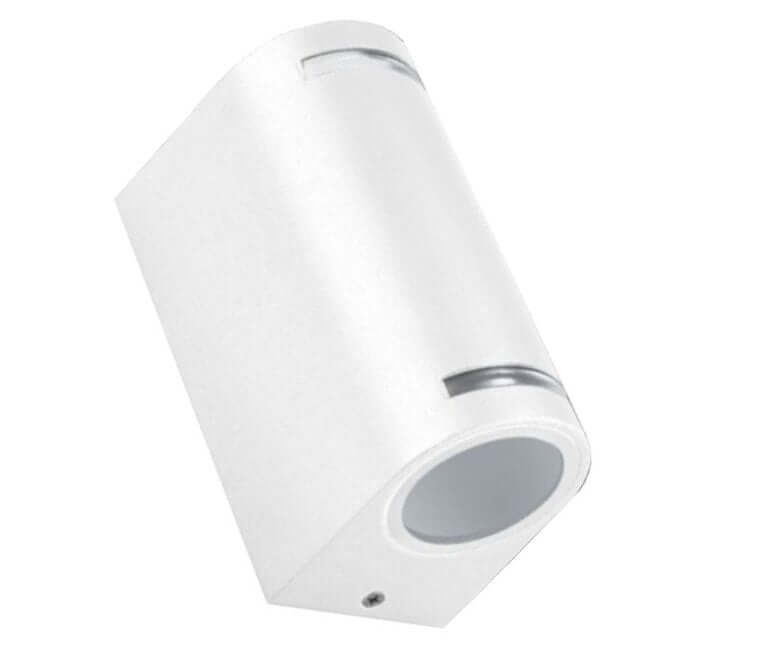 Applique doppia GU10 da esterno IP54 - bianca o nera