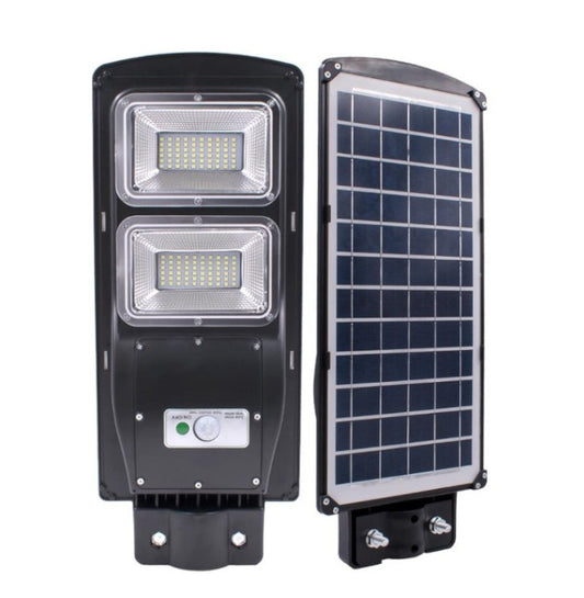 Lampione stradale LED solare 60W IP65 con sensore di movimento - 1085 lumen