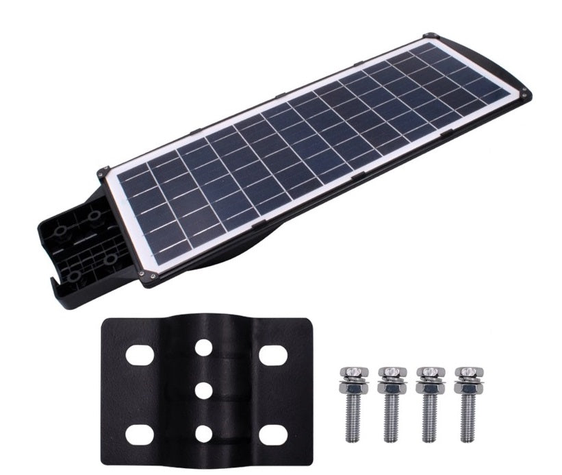 Lampione stradale LED solare 60W IP65 con sensore di movimento - 1085 lumen