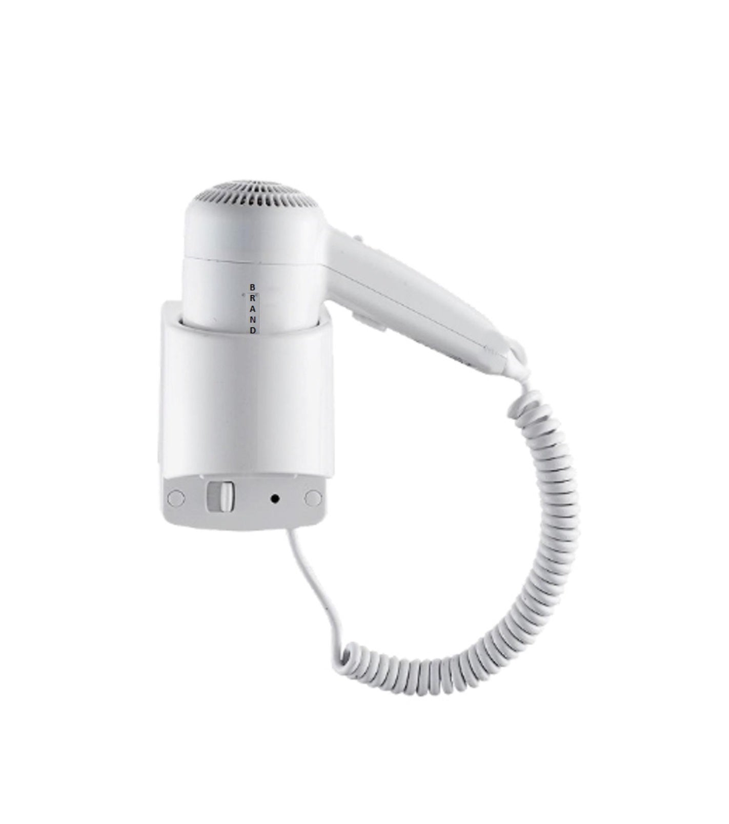Asciugacapelli da parete 1200W IPX1 per hotel, B&B e case vacanza 2 velocita - immagine 4