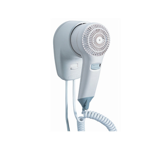 Asciugacapelli a pistola da parete 1200W con pulsante sicurezza Hotel e B&B - immagine 2