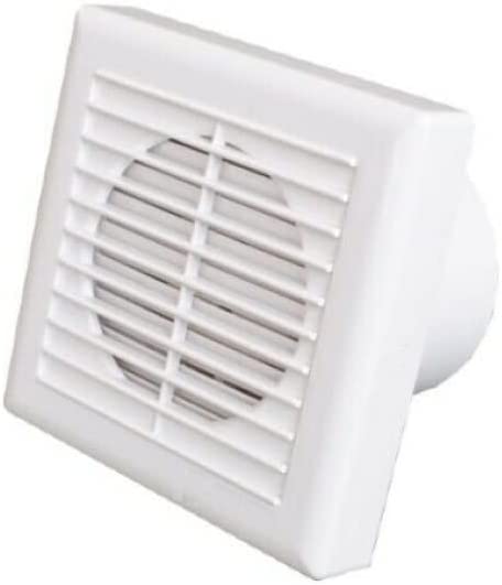 Aspiratore elicoidale 18W bianco da incasso parete o vetro - Punto Aria 120 mm