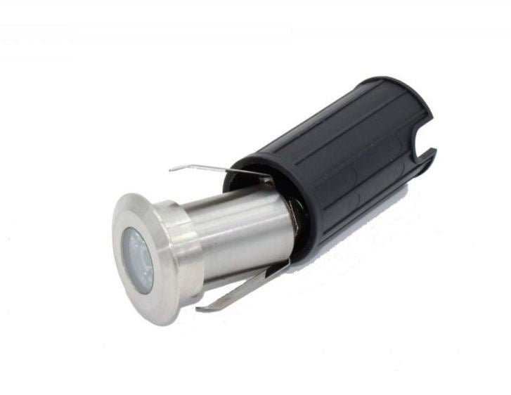 Segnapasso LED calpestabile da esterno 1W 12V - luce di cortesia per pavimento e giardino