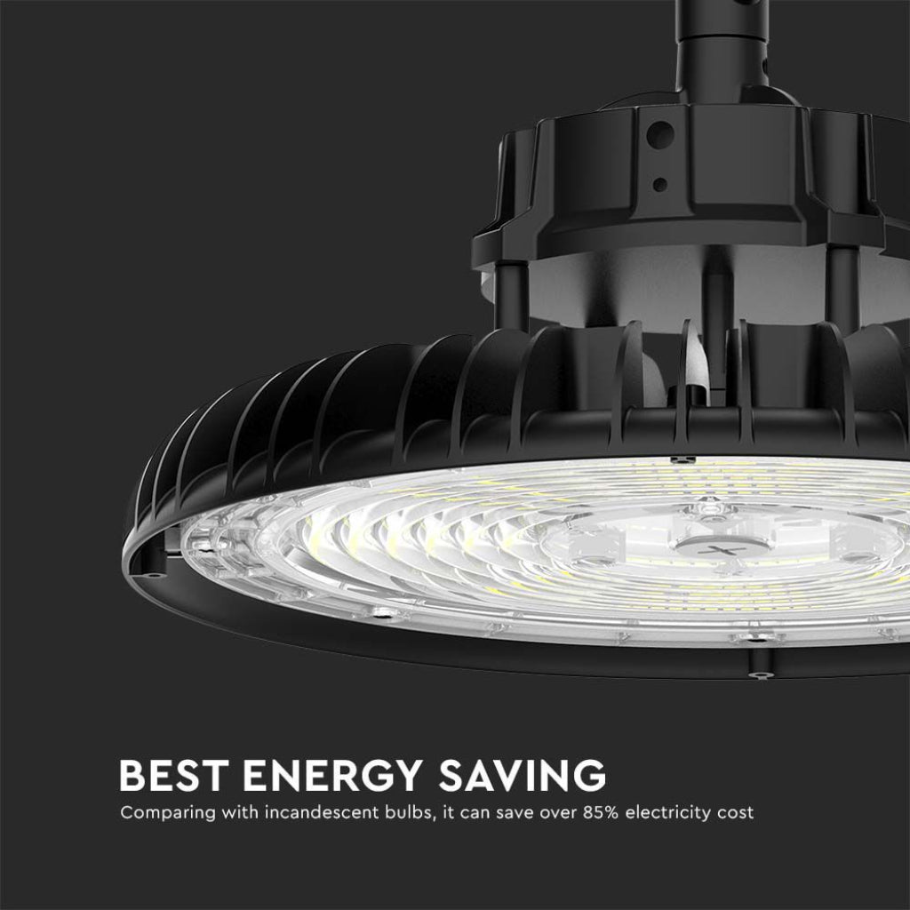 Campana LED industriale UFO 200W IP65 CCT 3 in 1 160 lm/W - luce selezionabile