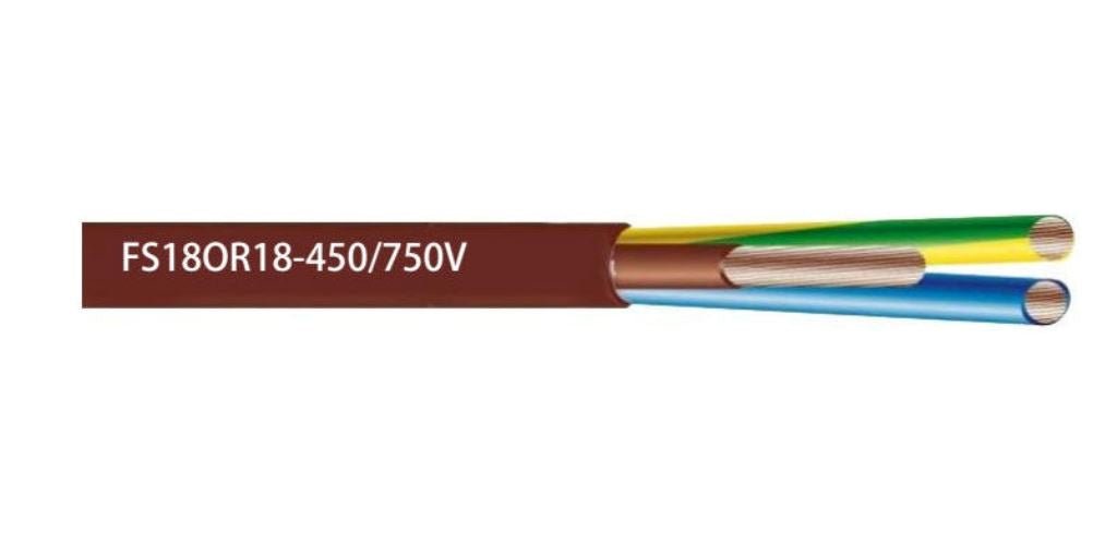 Cavo elettrico FS18OR18 3G1,5 mmq 450/750V con guaina - 20, 50 e 100 metri