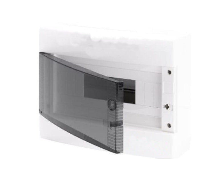 Centralino elettrico IP40 con sportello trasparente - incasso o parete 6/8/12/24/36 moduli