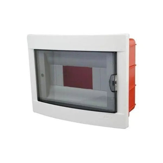 Centralino elettrico IP40 con sportello trasparente - incasso o parete 6/8/12/24/36 moduli