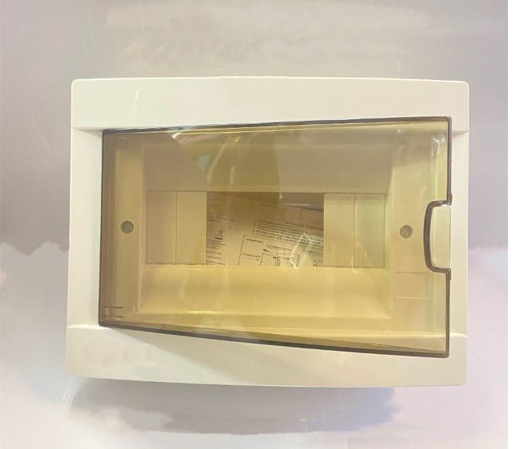 Centralino elettrico IP40 con sportello trasparente - incasso o parete 6/8/12/24/36 moduli