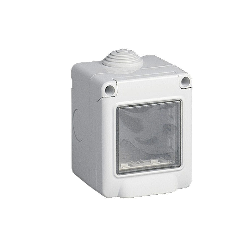 Custodia Idrobox IP55 con coperchio compatibile con Vimar Plana - 2, 3 o 4 posti