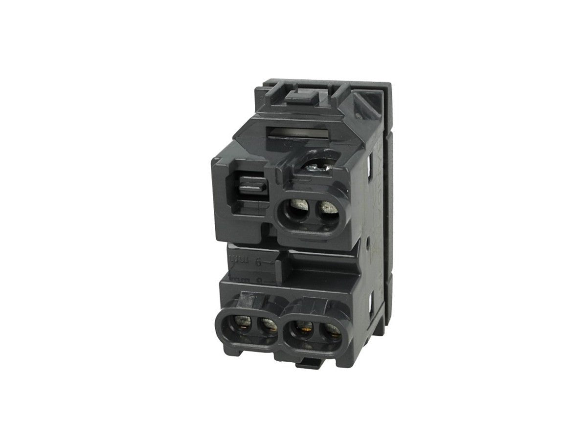 Deviatore assiale 1P 10A compatibile con BTicino Living Light e Living International - modulo da incasso per supporto e placca compatibile