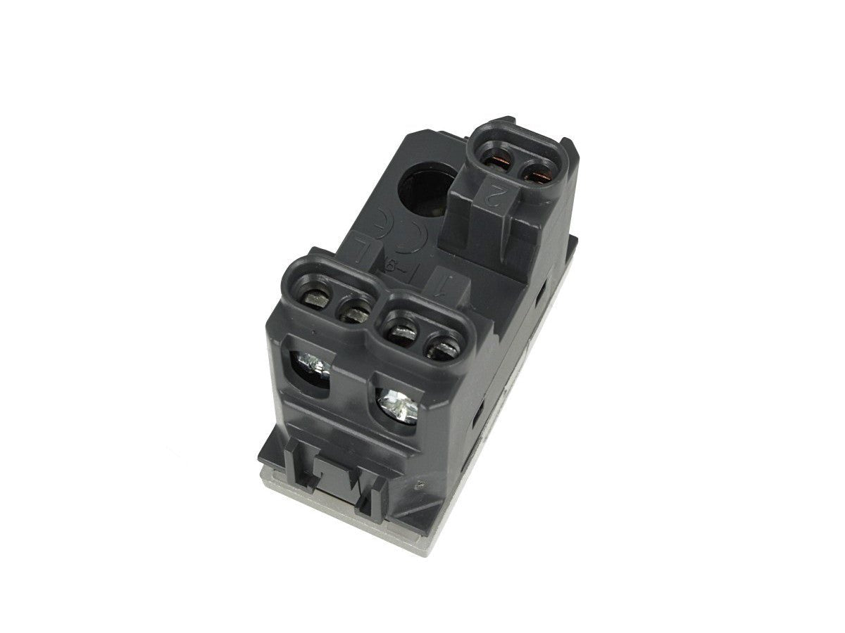 Deviatore unipolare 1P 16A 250V compatibile con BTicino Living Light e Living International - modulo da incasso per supporto e placca compatibile