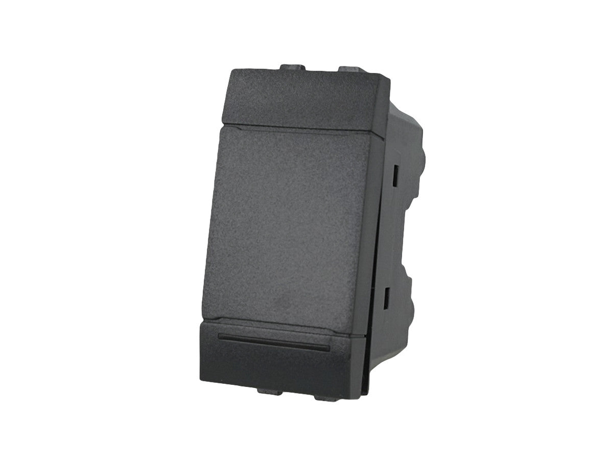 Deviatore unipolare 1P 16A 250V compatibile con BTicino Living Light e Living International - modulo da incasso per supporto e placca compatibile